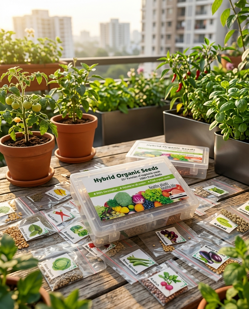 2500+ Mega Vegetable Seeds Box ( 25+ Variety)